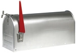 BURG W&Auml;CHTER Briefkasten &raquo;US-Mailbox&laquo;, Aluminium, aluminiumfarben -...