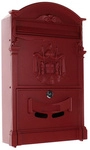 Rottner Tresor Briefkasten &raquo;Teramo&laquo;, rot, Aluminium, (B x H:) 26 x 41 cm