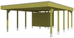 SKANHOLZ Carport &raquo;Friesland Set 4&laquo;, BxT: 557 x 708 cm, Firsth&ouml;he: 254 cm,