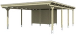 SKANHOLZ Carport &raquo;Emsland&laquo;, BxT: 613 x 846 cm, Firsth&ouml;he: 248 cm, unbehandelt -