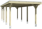 SKANHOLZ Carport &raquo;Spessart&laquo;, BxT: 355 x 846 cm, Firsth&ouml;he: 243 cm, unbehandelt -