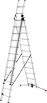HAILO Mehrzweckleiter "S100", mit LOT-System, 3x12 Sprossen - silberfarben