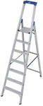 KRAUSE Stufen-Stehleiter &raquo;STABILO&laquo;, 7 Sprossen, Aluminium - silberfarben