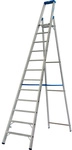KRAUSE Stufen-Stehleiter &raquo;STABILO&laquo;, 12 Sprossen, Aluminium - silberfarben