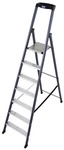 KRAUSE Stufen-Stehleiter &raquo;MONTO&laquo;, 7 Sprossen, Aluminium - silberfarben