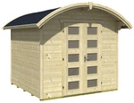 SKANHOLZ Gartenhaus &raquo;Delft&laquo;, Holz, BxHxT: 290 x 252 x 250 cm (Au&szlig;enma&szlig;e inkl.
