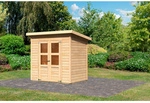 KARIBU Gartenhaus &raquo;Merseburg&laquo;, Holz, BxHxT: 240 x 220 x 154 cm (Au&szlig;enma&szlig;e...