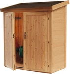 WOLFF FINNHAUS Gartenhaus &raquo;Premium&laquo;, Holz, BxHxT: 191,8 x 178 x 84 cm (Au&szlig;enma&szlig;e
