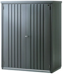 BIOHORT Ger&auml;teschrank, Metall, BxHxT: 155 x 182,5 x 83 cm (Au&szlig;enma&szlig;e) - grau