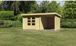 KARIBU Gartenhaus &raquo;Bastrup 5&laquo;, Holz, BxHxT: 479 x 220 x 297 cm (Au&szlig;enma&szlig;e inkl.