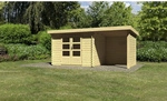 KARIBU Gartenhaus &raquo;Bastrup 3&laquo;, Holz, BxHxT: 479 x 217 x 237 cm (Au&szlig;enma&szlig;e inkl.