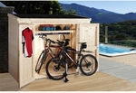 WOLFF FINNHAUS Gartenhaus &raquo;Premium&laquo;, Holz, BxHxT: 260 x 178 x 104 cm (Au&szlig;enma&szlig;e