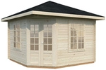PALMAKO Pavillon &raquo;Melanie&laquo;, quadratisch mit Ausschnitt, BxHxT: 330 x 325 x 330 cm -
