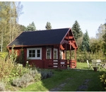 WOLFF FINNHAUS Gartenhaus &raquo;Sauerland&laquo;, Holz, BxHxT: 577 x 440 x 794 cm (Au&szlig;enma&szlig;e