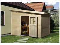 WEKA Gartenhaus »260 Gr.1«, Holz, BxHxT: 241 x 250 x 205 cm (Außenmaße) - beige