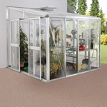 VITAVIA Gew&auml;chshaus &raquo;Helena&laquo;, 7 m&sup2;, Aluminium/Glas, winterfest - silberfarben