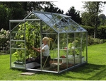 VITAVIA Gew&auml;chshaus &raquo;Venus&laquo;, 5 m&sup2;, Aluminium/Glas, winterfest - silberfarben