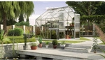 VITAVIA Gew&auml;chshaus &raquo;Uranus 6700&laquo;, 6,7 m&sup2;, Aluminium/Glas, winterfest -