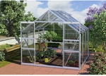 VITAVIA Gew&auml;chshaus &raquo;Mars&laquo;, 6,7 m&sup2;, Aluminium/ESG Glas, winterfest - silberfarben