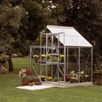 VITAVIA Gew&auml;chshaus &raquo;Venus&laquo;, 2,5 m&sup2;, Aluminium/Glas, winterfest - silberfarben