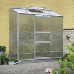 HALLS Gew&auml;chshaus &raquo;Altan&laquo;, BxT: 194 x 69 cm, 3 Sektionen, 4 mm Stegdoppelplatten