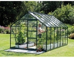 VITAVIA Gew&auml;chshaus &raquo;Merkur&laquo;, 11,5 m&sup2;, Aluminium/ESG Glas, winterfest - gruen