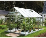 VITAVIA Gew&auml;chshaus &raquo;Merkur&laquo;, 9,9 m&sup2;, Aluminium/ESG Glas, winterfest -