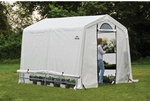 SHELTERLOGIC Folien-Gew&auml;chshaus, 5,76 m&sup2;, Stahl/Kunststoff - weiss