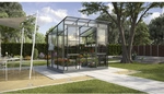 VITAVIA Gew&auml;chshaus &raquo;Freya&laquo;, 5,9 m&sup2;, Kunststoff/Aluminium, winterfest - grau