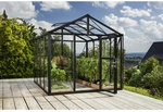 VITAVIA Gew&auml;chshaus &raquo;Zeus&laquo;, 8,1 m&sup2;, Aluminium/Glas, winterfest - schwarz