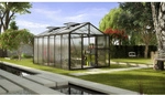 VITAVIA Gew&auml;chshaus &raquo;Zeus&laquo;, 11,9 m&sup2;, Kunststoff/Aluminium, winterfest - schwarz