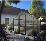 KGT Gew&auml;chshaus &raquo;Rose&laquo;, 5,06 m&sup2;, Kunststoff/Aluminium, winterfest - grau