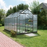 VITAVIA Gew&auml;chshaus &raquo;Mars&laquo;, B x L x H: 257 x 445 x 231,8 cm - grau