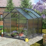 VITAVIA Gew&auml;chshaus &raquo;Calypso&laquo;, 4,4 m&sup2;, Kunststoff/Aluminium, winterfest - grau