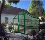 KGT Gew&auml;chshaus &raquo;Rose&laquo;, 5,06 m&sup2;, Kunststoff/Aluminium, winterfest - gruen