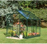 HALLS Gew&auml;chshaus &raquo;Popular&laquo;, 3,8 m&sup2;, gr&uuml;n, 3 mm Blankglas - gruen