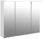 SCHILDMEYER Spiegelschrank &raquo;Profil&laquo;, BxHxT: 90 x 71 x 16 cm, 3-t&uuml;rig, wei&szlig; -