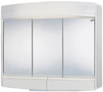 JOKEY Spiegelschrank &raquo;Topas Eco&laquo;, 3-t&uuml;rig, LED, BxH: 60 x 53 cm - weiss