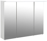 SCHILDMEYER Spiegelschrank &raquo;Profil&laquo;, BxHxT: 100 x 71 x 16 cm, 3-t&uuml;rig, wei&szlig; -