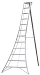 niwaki Gartenleiter, Aluminium, silberfarben, max. Belastung 150 kg