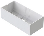 OTTOFOND Wannentr&auml;ger &raquo;Cubic&laquo;, BxHxL: 72 x 63 x 167 cm, wei&szlig; - weiss
