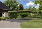 KARIBU Doppelcarport &raquo;Classic 2 Variante C inkl. zwei Einfahrtsb&ouml;gen&laquo;,...