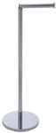 WENKO Stand-Toilettenpapierhalter &raquo;2 in 1 &laquo;, rostfreier_Edelstahl, edelstahlfarben