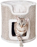 TRIXIE Katzen-Spielstamm &raquo;Ria&laquo;, f&uuml;r Katzen, lichtgrau, grau