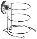 WENKO Haartrockner-Halter &raquo;Milazzo&laquo;, Stahl, chromfarben - silberfarben