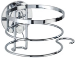 WENKO Haartrockner-Halter &raquo;Turbo-Loc&reg;&laquo;, Edelstahl, silberfarben