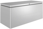 BIOHORT Aufbewahrungsbox &raquo;LoungeBox&laquo;, BxHxT: 200 x 88,5 x 84 cm, silber-metallic -