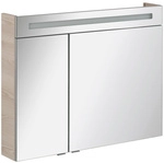 FACKELMANN Spiegelschrank &raquo;B.clever&laquo;, BxHxT: 90 x 70,6 x 15,8 cm, 6000 K,