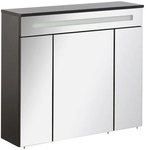 FACKELMANN Spiegelschrank &raquo;KARA&laquo;, BxHxT: 80 x 69,6 x 22,5 cm, 6000 K, kaltwei&szlig;, 7W