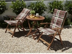 MERXX Gartenm&ouml;bel &raquo;Borkum&laquo;, Holz, 3-teilig - beige